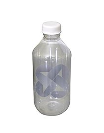 Botella farmacéutica cristal